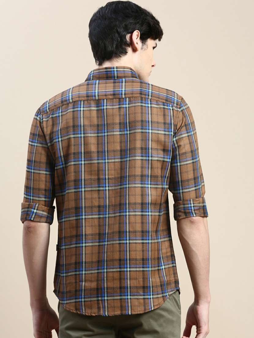 mens checks casual shirt - 20245710 -  Standard Image - 2