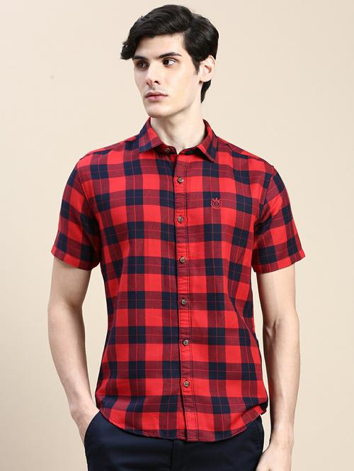 mens checks casual shirt - 20245732 -  Standard Image - 0