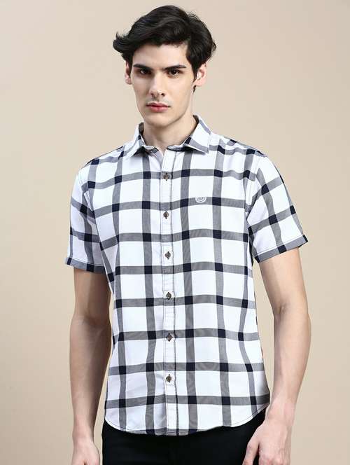 mens checks casual shirt - 20245736 -  Standard Image - 0