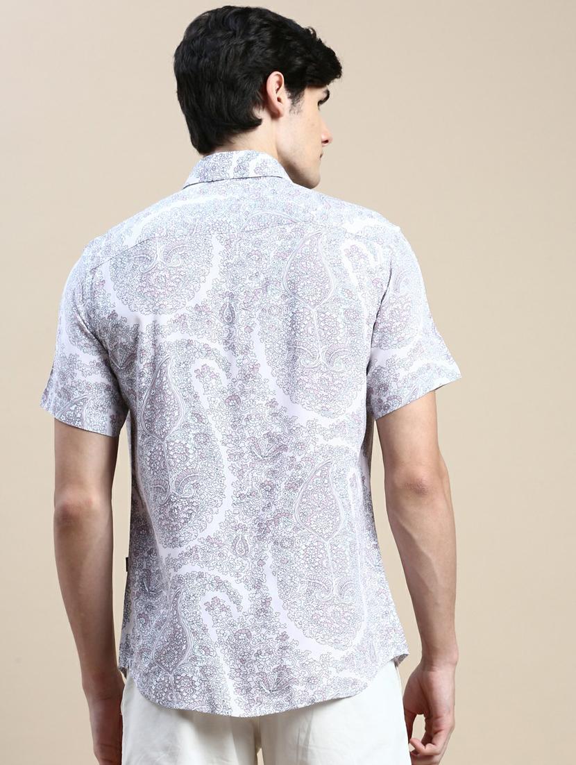 mens florals casual shirt - 20245744 - Standard Image - 2