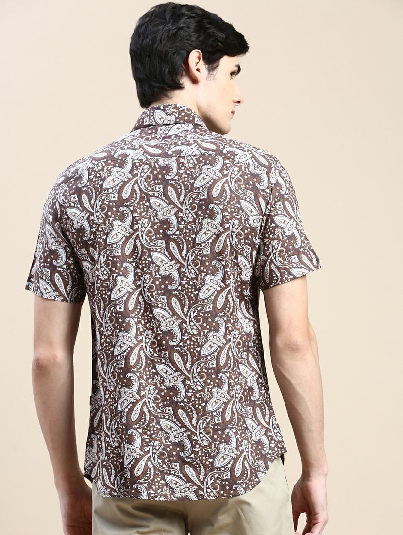 mens paisley casual shirt - 20245757 - Standard Image - 2