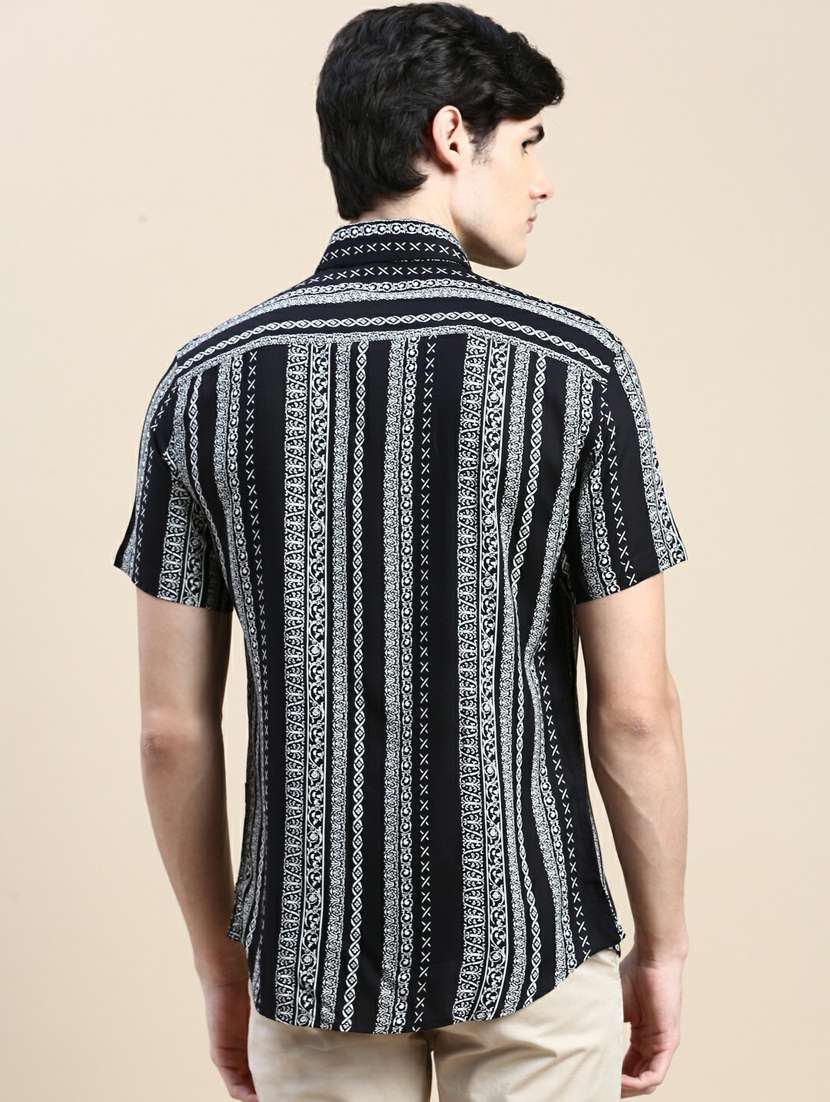 mens printed casual shirt - 20245773 -  Standard Image - 2