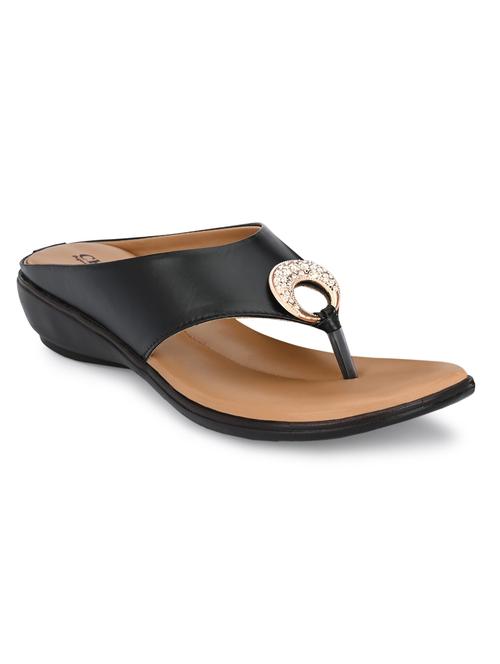women black slip on sandal - 20246743 -  Standard Image - 0