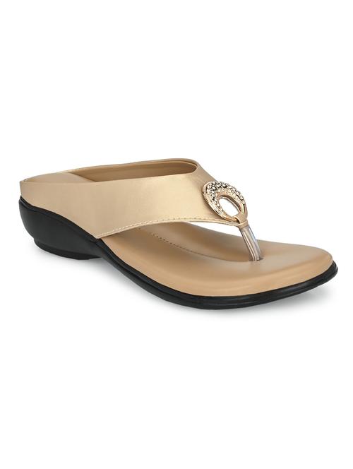 women beige slip on sandal - 20246779 -  Standard Image - 0
