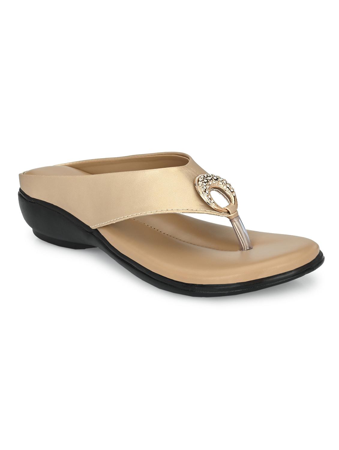 women beige slip on sandal - 20246779 -  Zoom Image - 0