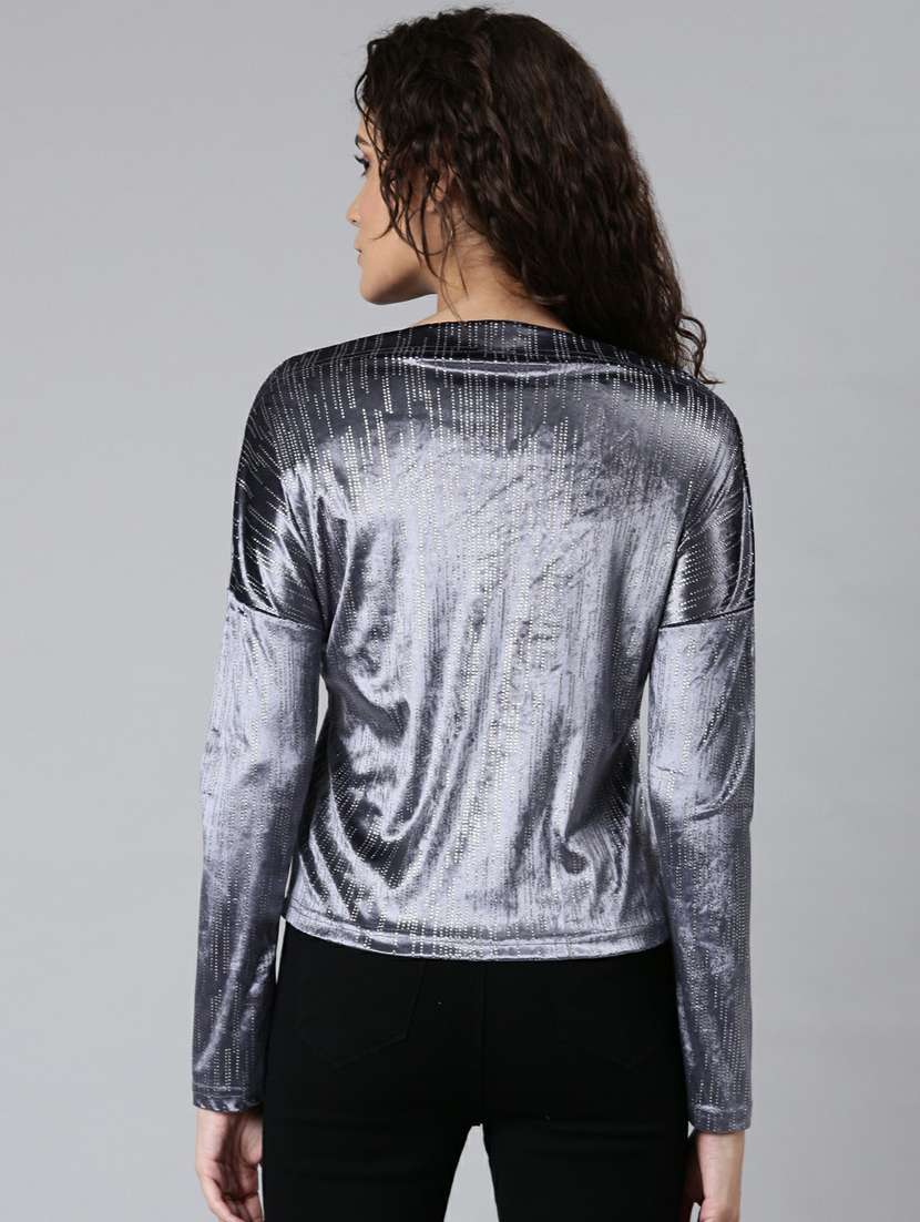 women's straight boat neck top - 20249452 -  Standard Image - 2