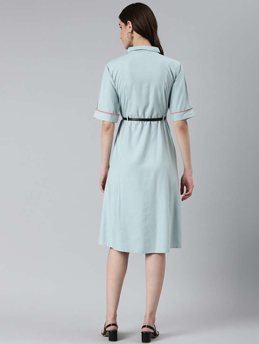 women's shirt solid dress - 20249520 -  Standard Image - 2