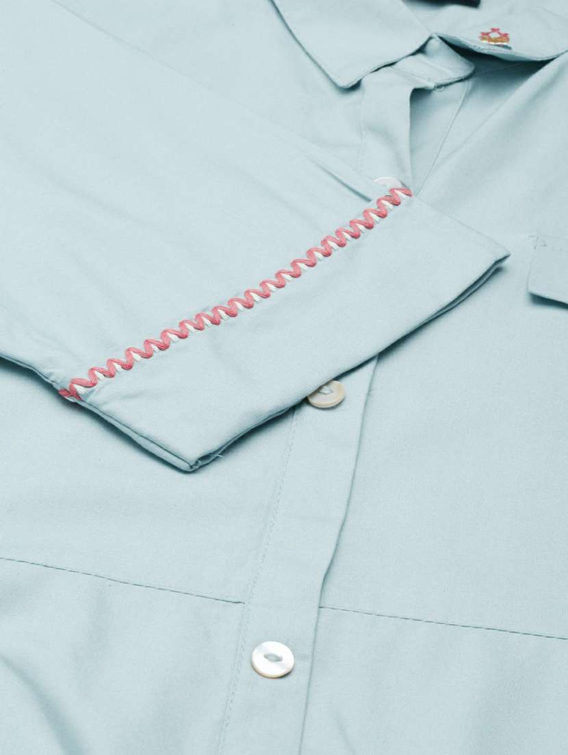 women's shirt solid dress - 20249520 -  Standard Image - 7