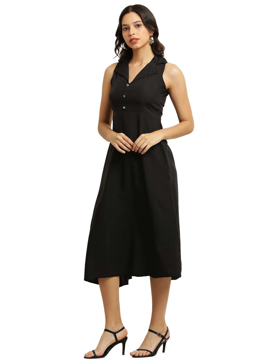 women's solid dress - 20249560 - Standard Image - 2