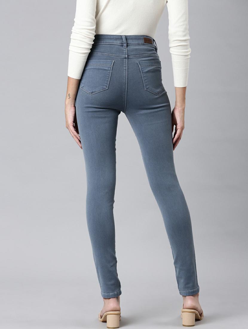 women's printed slim fit jeans - 20249588 - Standard Image - 2