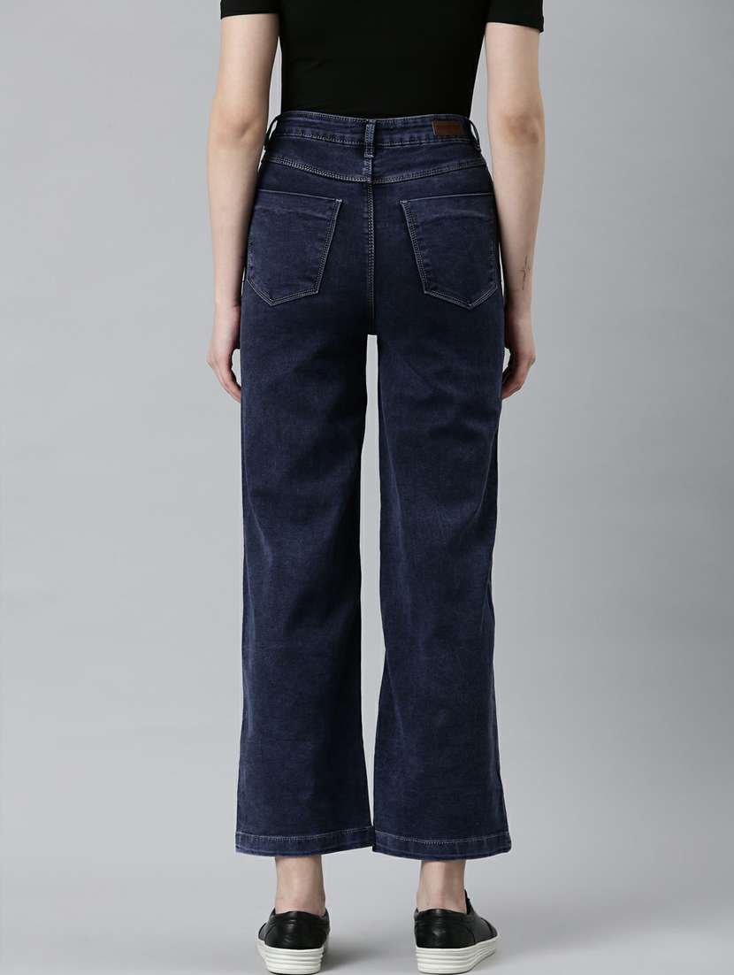 women's plain straight fit jeans - 20249604 -  Standard Image - 2