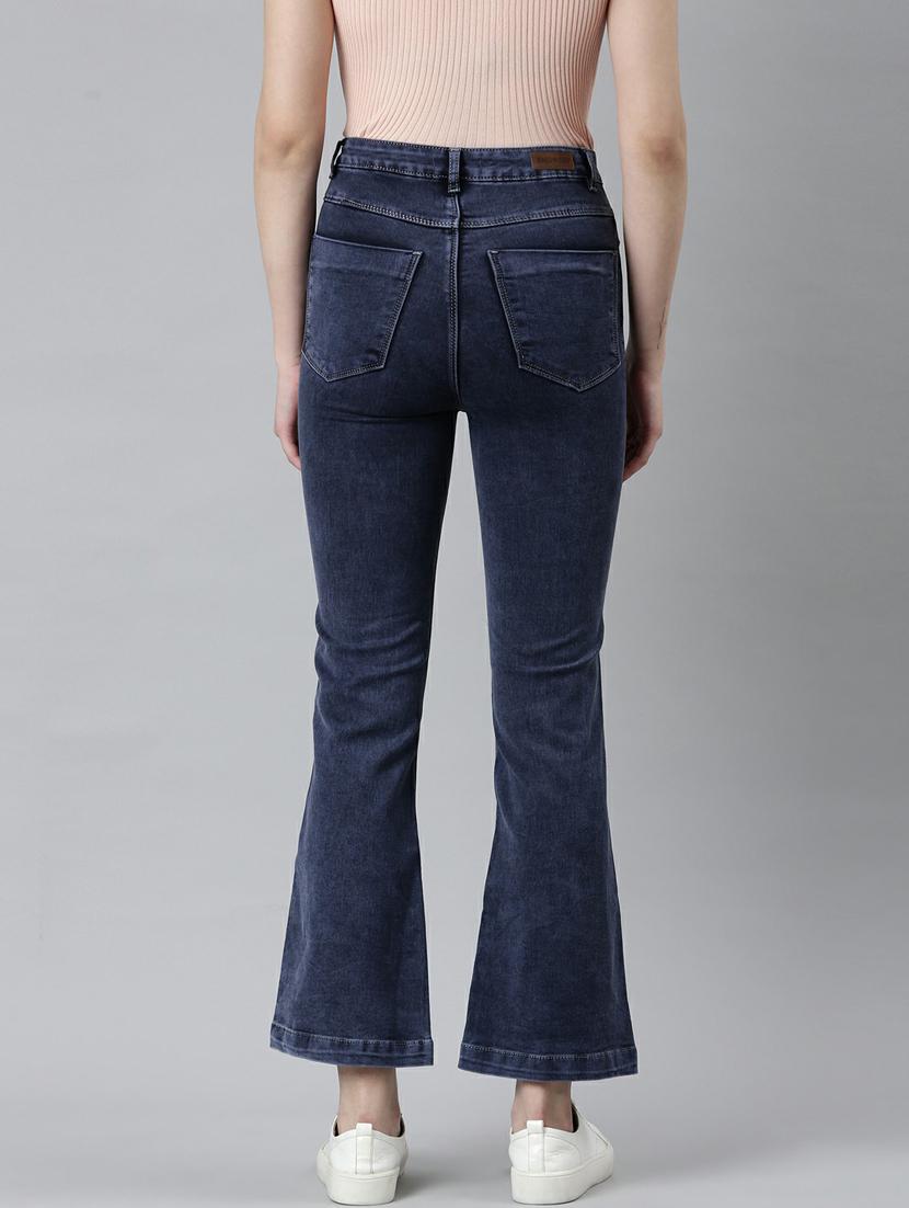 women's plain bootcut jeans - 20249623 - Standard Image - 2