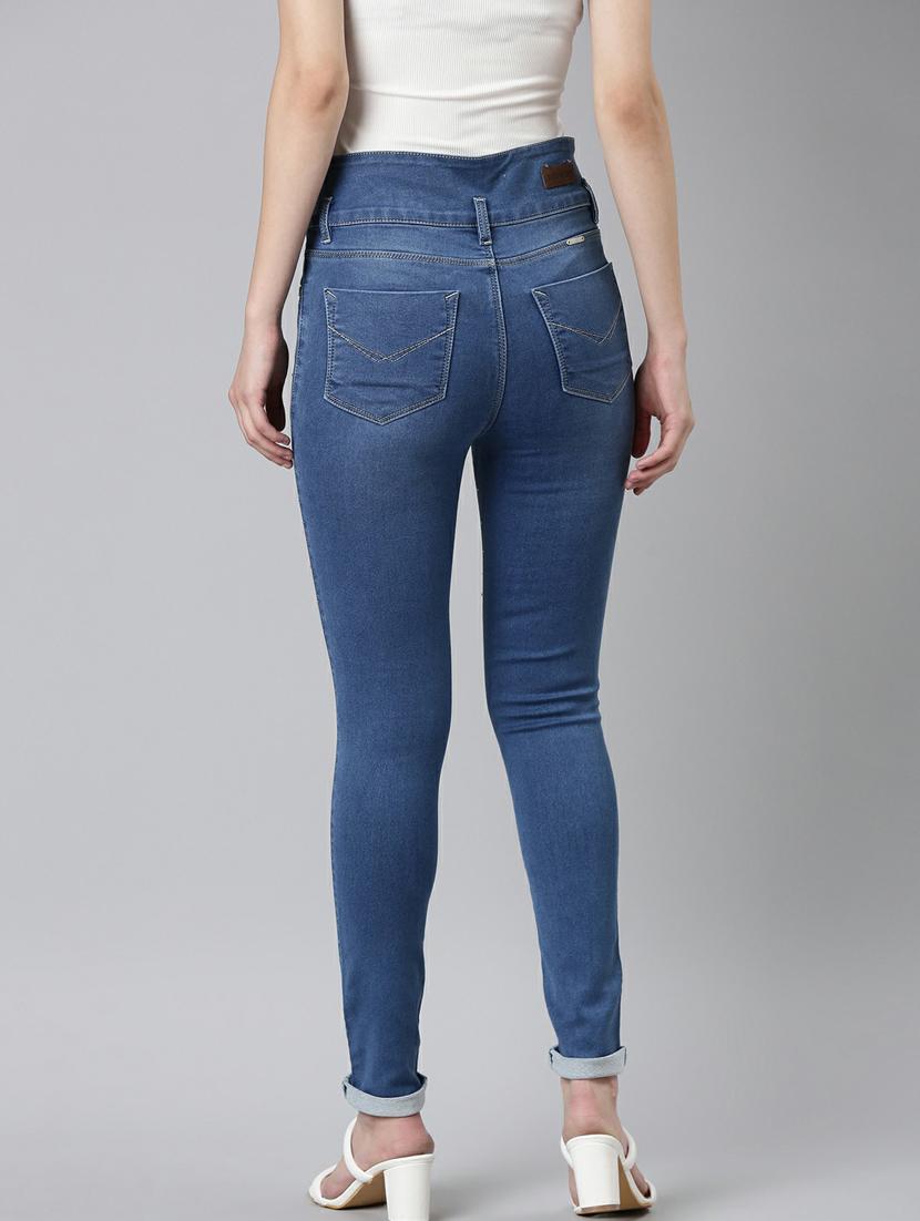 women's embellished slim fit jeans - 20249632 - Standard Image - 2
