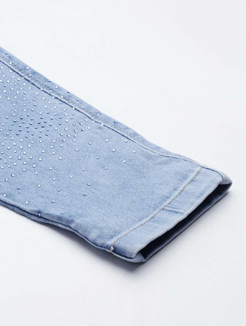 women's plain skinny fit jeans - 20249636 -  Standard Image - 7