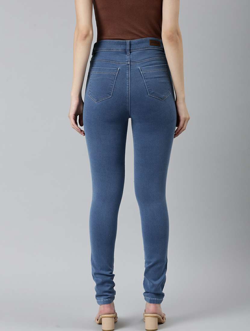 women's embellished slim fit jeans - 20249642 - Standard Image - 2