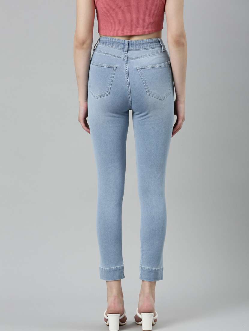 women's plain slim fit jeans - 20249672 -  Standard Image - 2