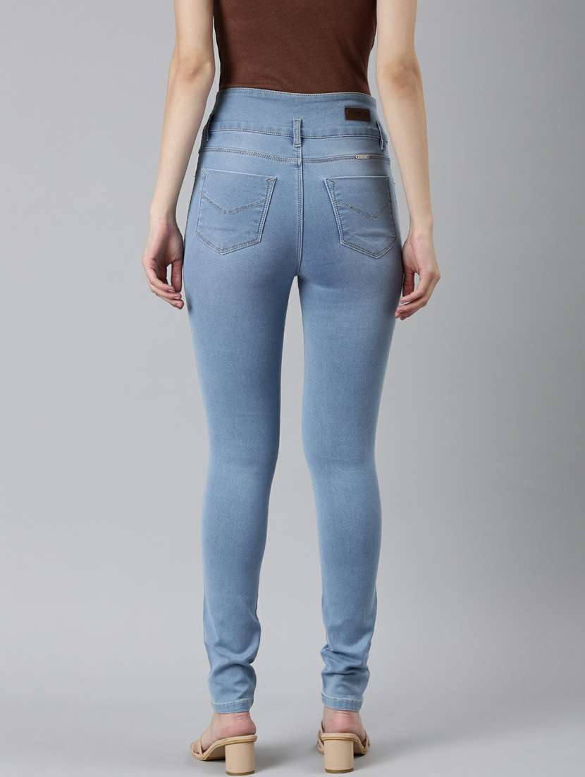 women's embellished slim fit jeans - 20249683 - Standard Image - 2