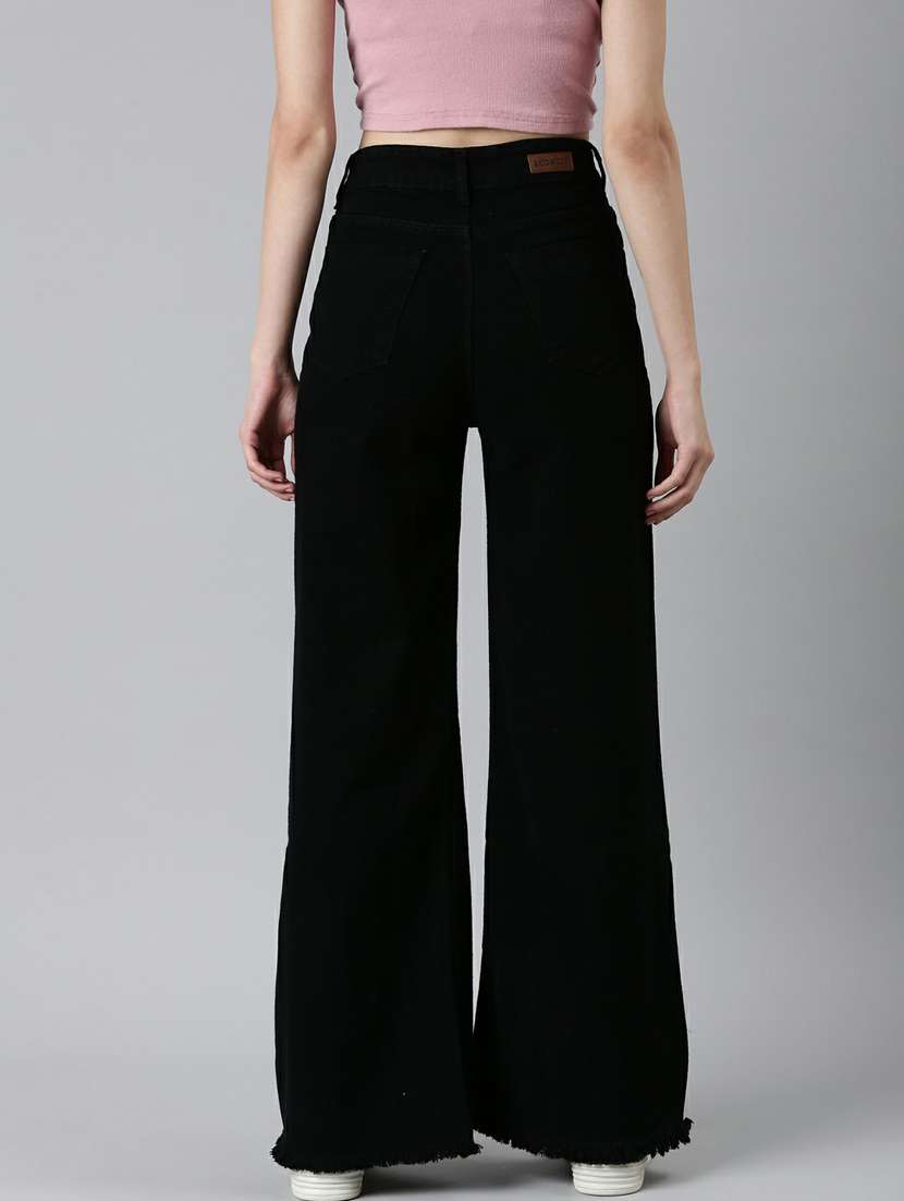 women's plain wide leg jeans - 20249688 -  Standard Image - 2