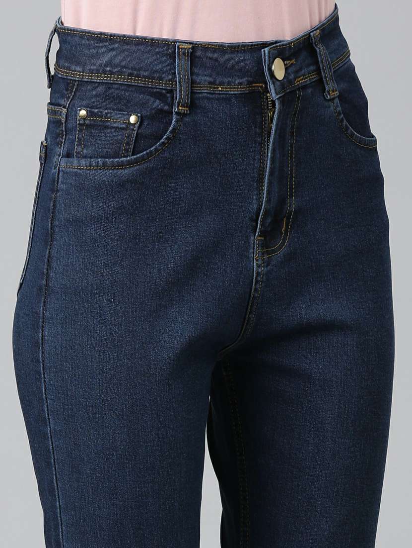 women's plain bootcut jeans - 20249697 - Standard Image - 7
