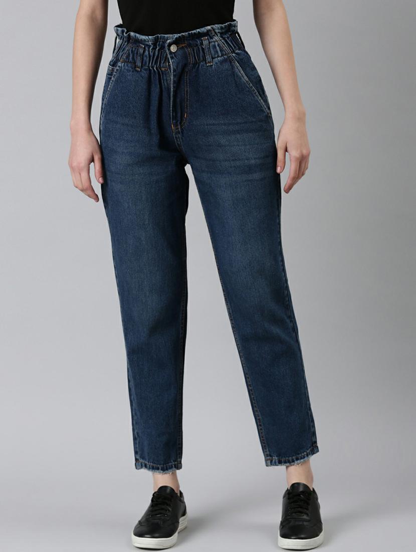 women's plain slouchy jeans - 20249704 - Zoom Image - 0