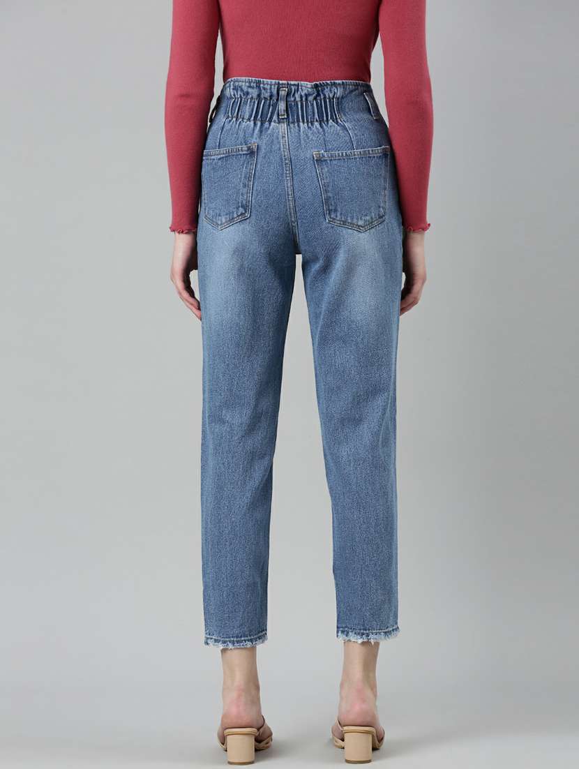 women's plain slim fit jeans - 20249705 -  Standard Image - 2