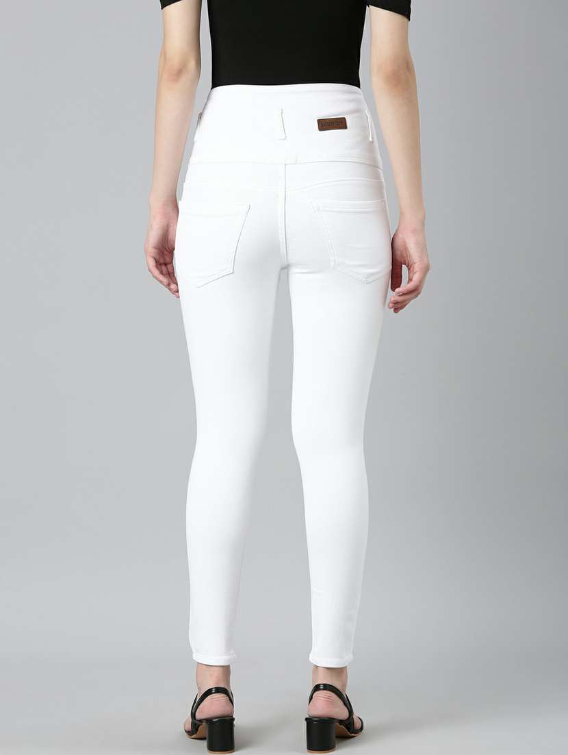 women's plain slim fit jeans - 20249708 -  Standard Image - 2