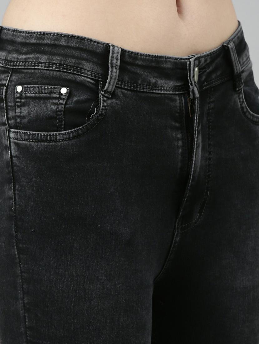 women's plain skinny fit jeans - 20249716 - Standard Image - 7