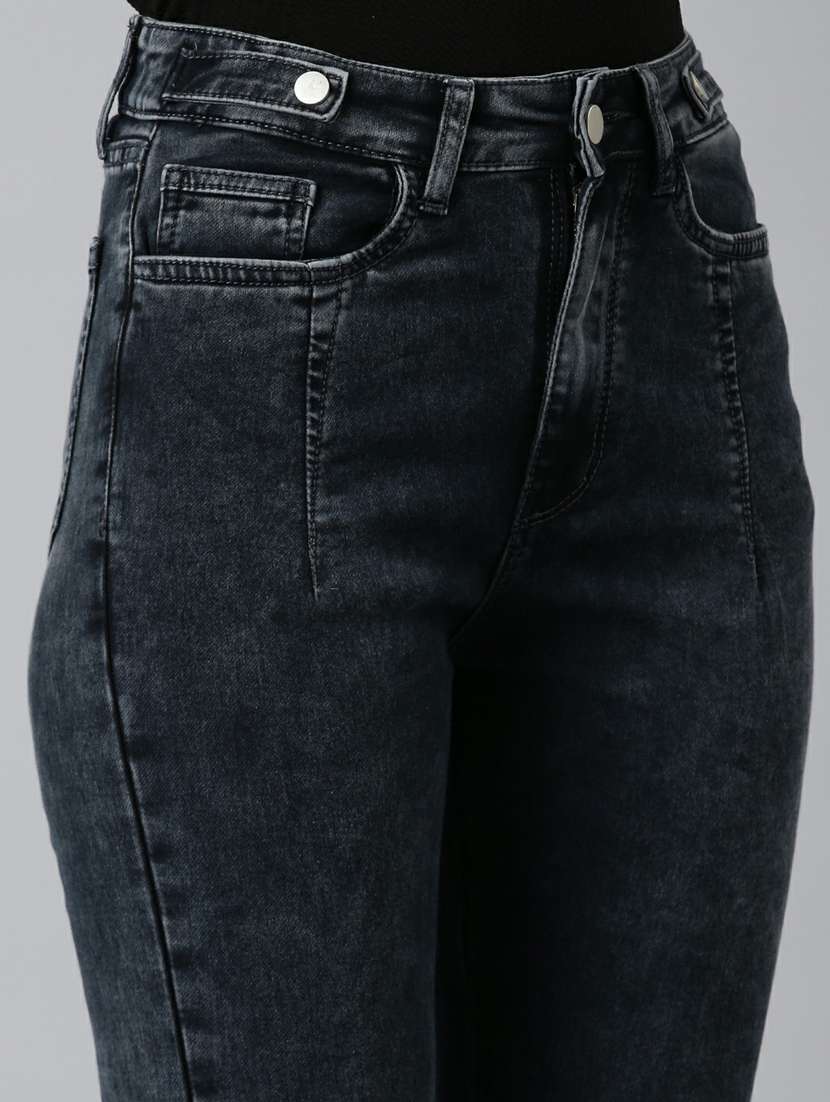 women's plain slim fit jeans - 20249718 -  Standard Image - 7