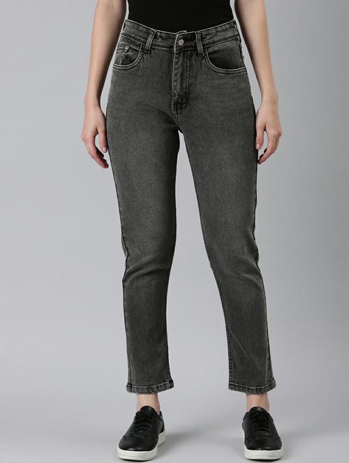 women's plain slim fit jeans - 20249721 - Standard Image - 0