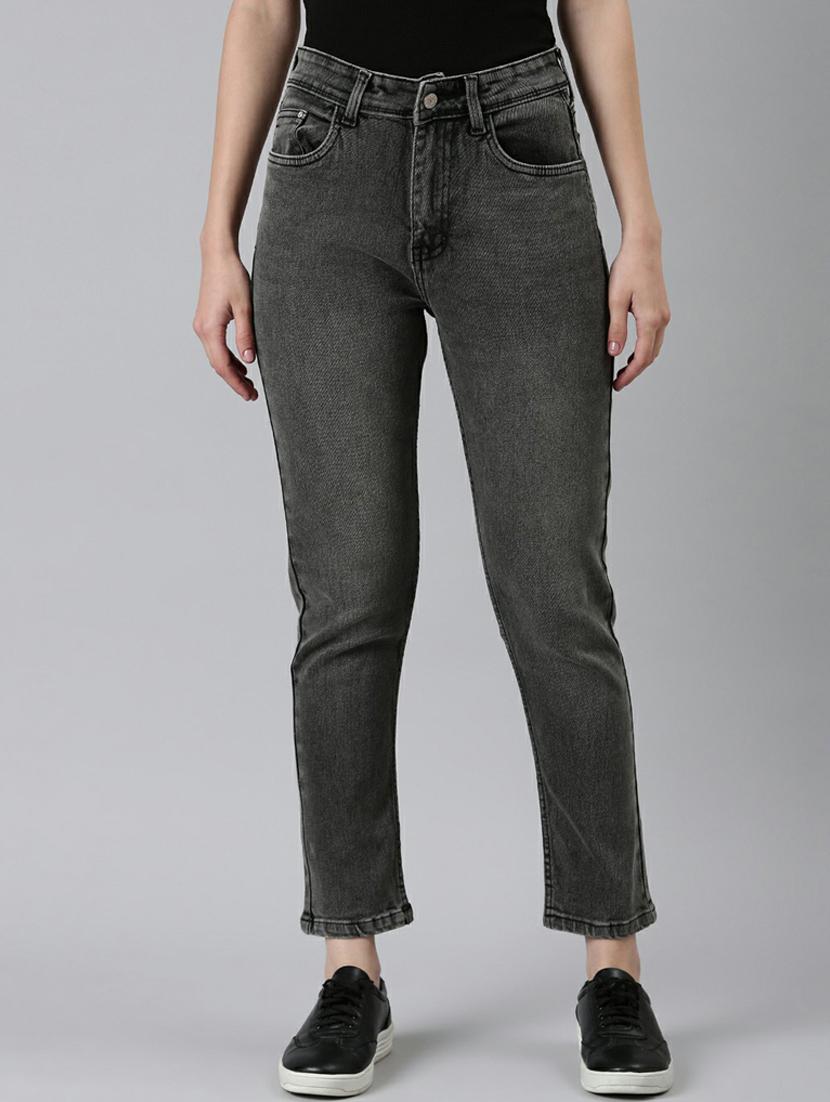women's plain slim fit jeans - 20249721 - Zoom Image - 0