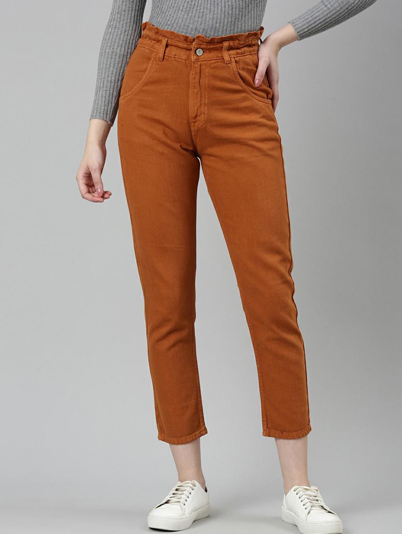 women's plain slouchy jeans - 20249724 - Zoom Image - 0