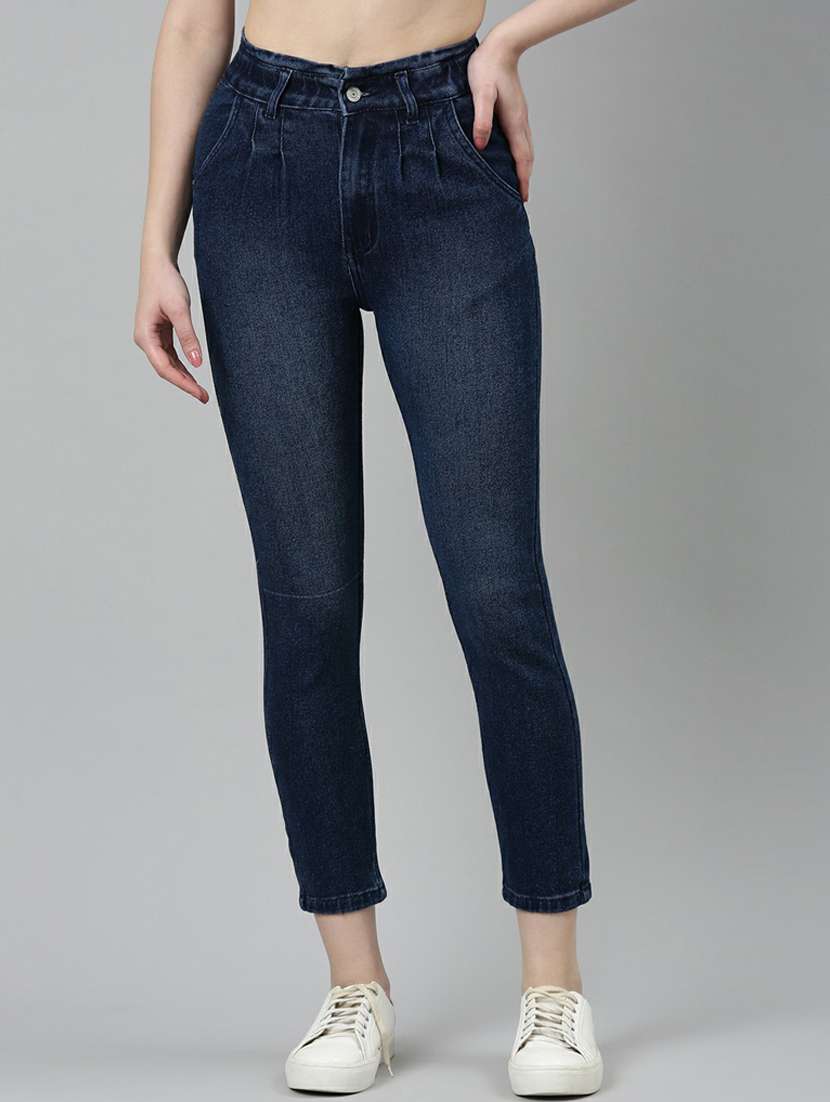 women's plain slim fit jeans - 20249729 - Zoom Image - 0