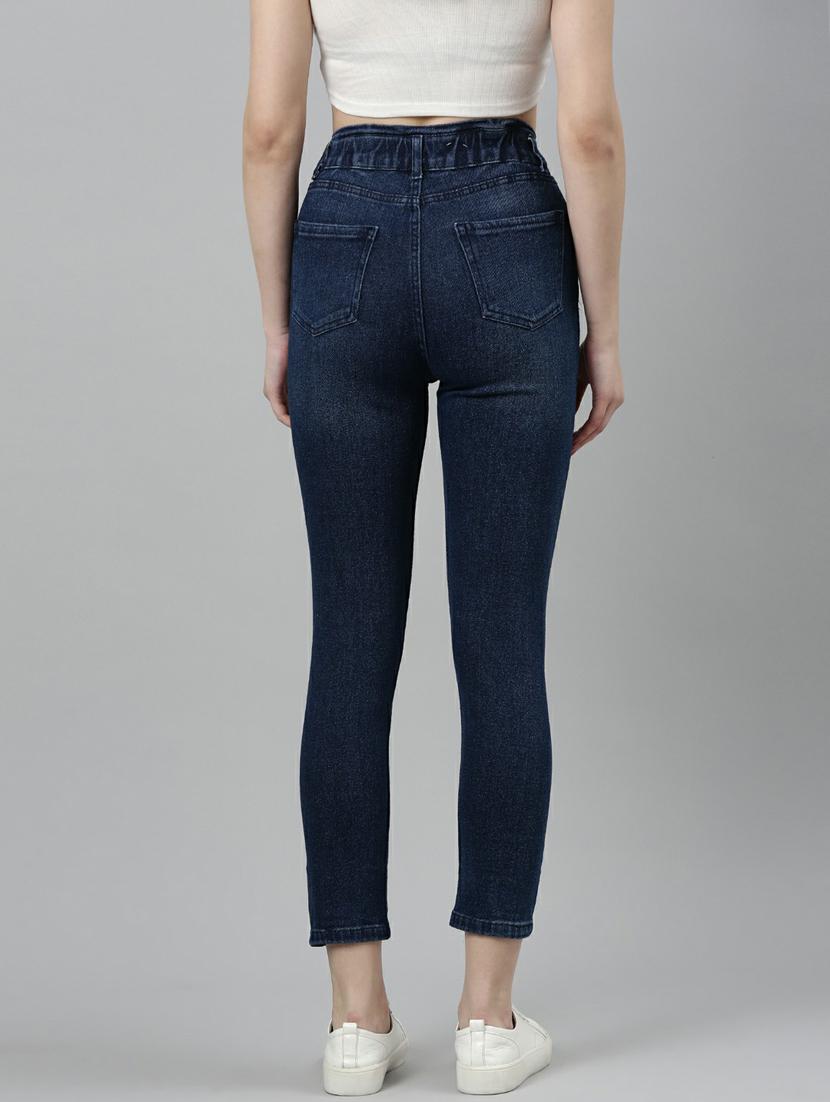 women's plain slim fit jeans - 20249729 - Standard Image - 2