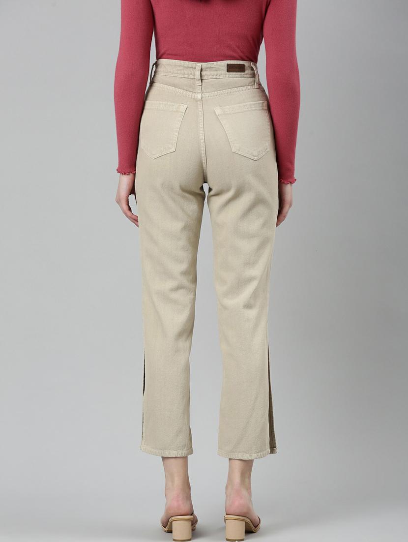 women's plain straight fit jeans - 20249735 - Standard Image - 2