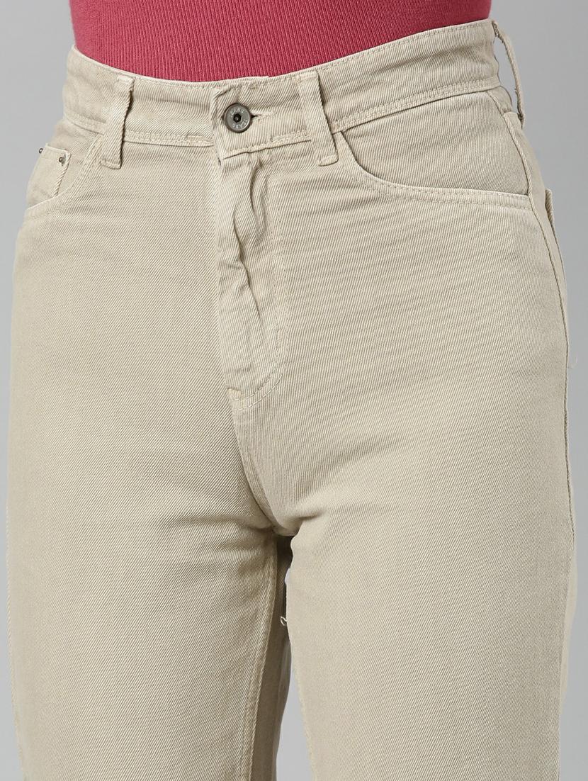 women's plain straight fit jeans - 20249735 - Standard Image - 7