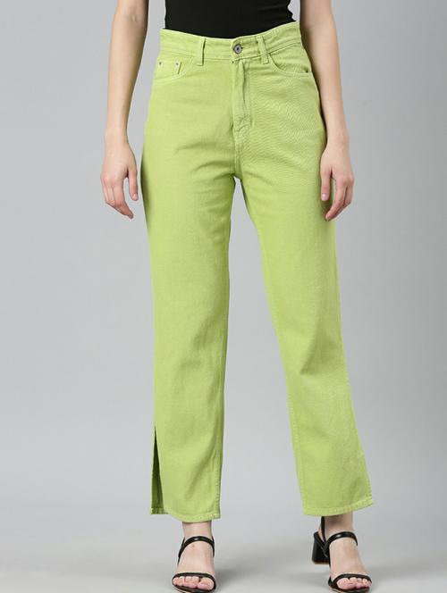 women's plain straight fit jeans - 20249737 - Standard Image - 0
