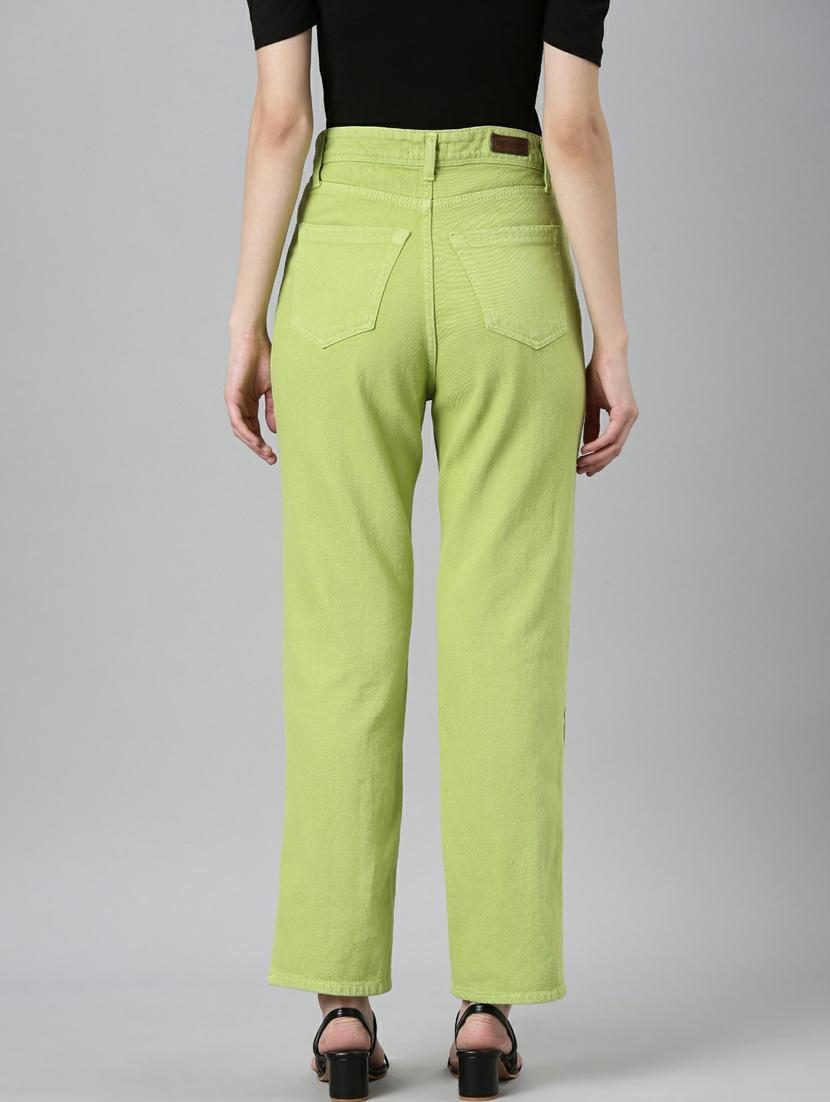 women's plain straight fit jeans - 20249737 - Standard Image - 2