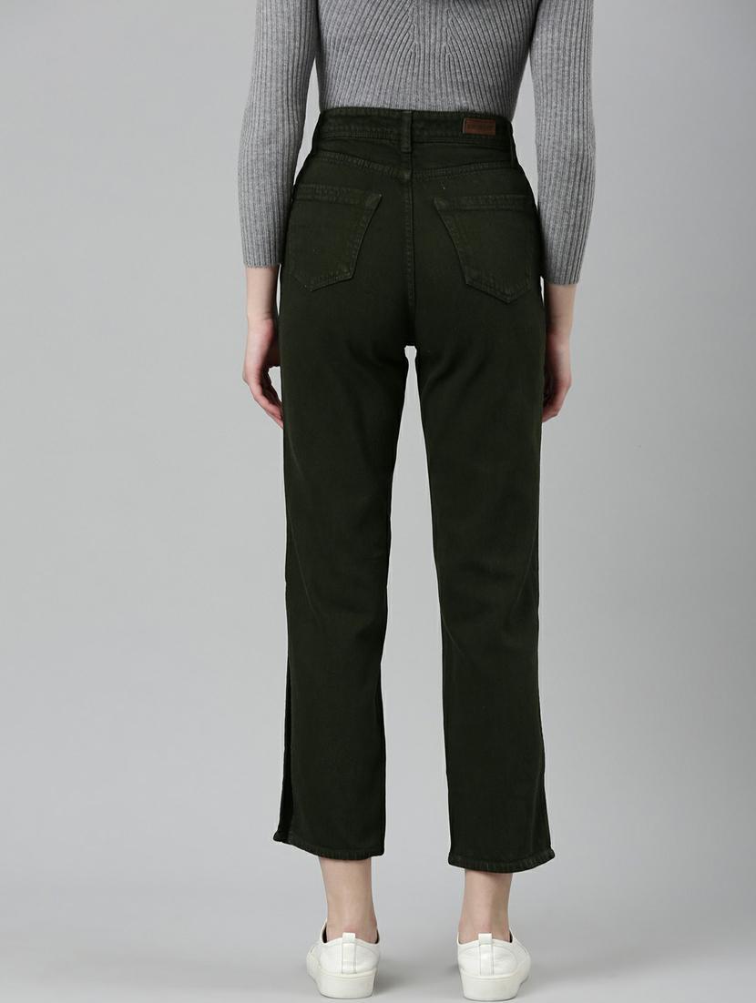 women's plain straight fit jeans - 20249738 - Standard Image - 2