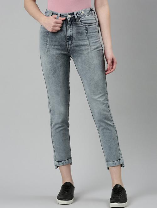 women's plain slim fit jeans - 20249740 -  Standard Image - 0