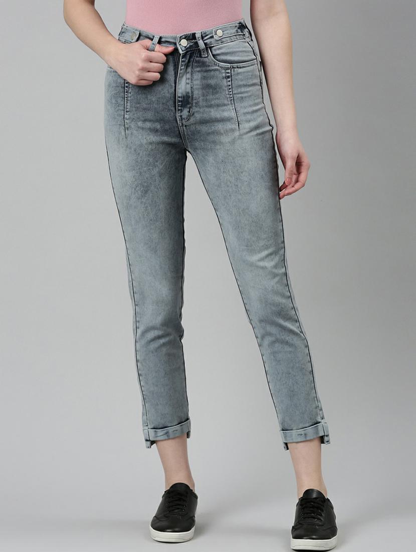 women's plain slim fit jeans - 20249740 -  Zoom Image - 0