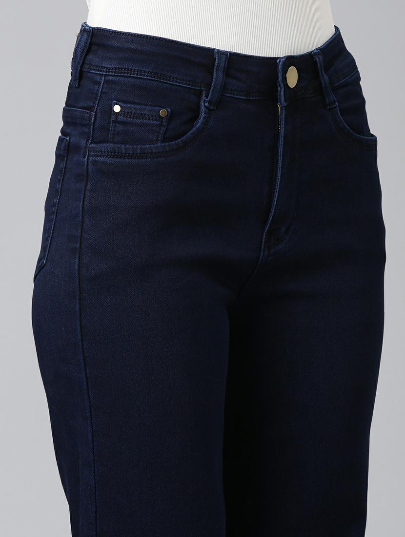 women's plain straight fit jeans - 20249743 - Standard Image - 7