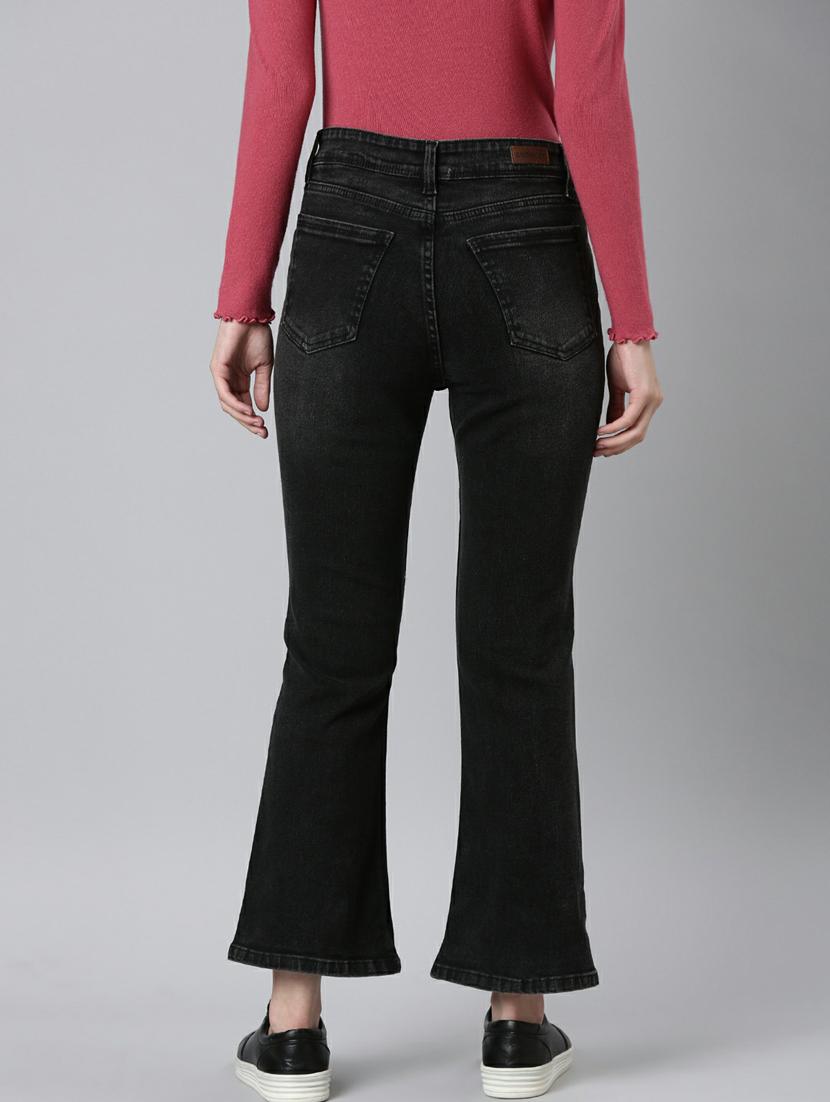 women's plain bootcut jeans - 20249751 - Standard Image - 2