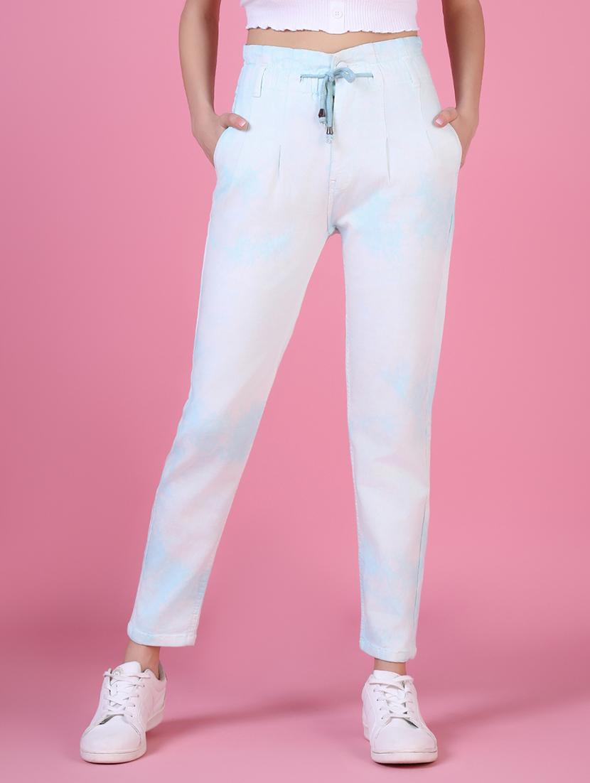 women's tie & dye slouchy jeans - 20249754 - Zoom Image - 0