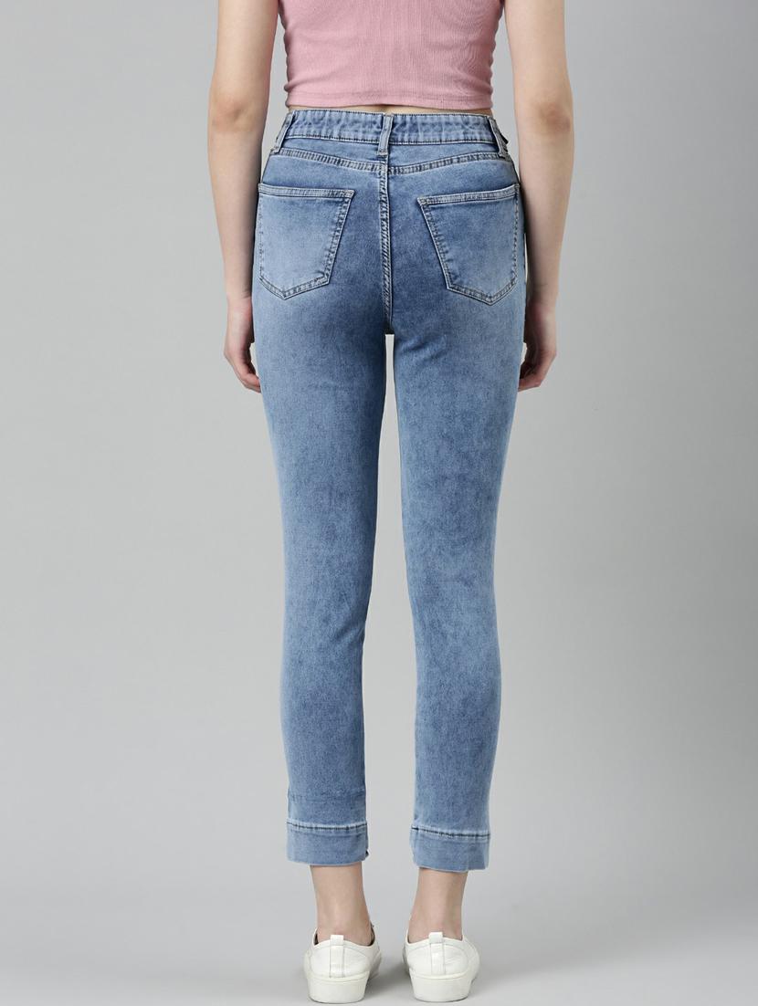 women's plain slim fit jeans - 20249755 - Standard Image - 2