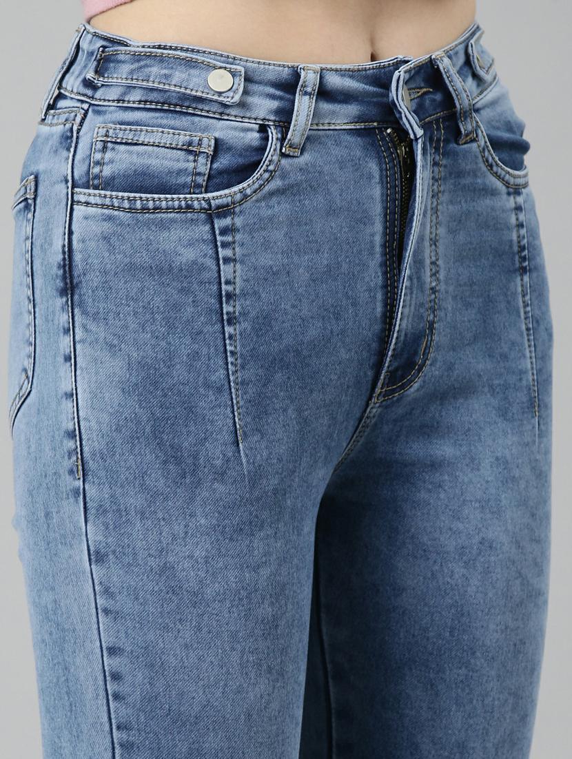 women's plain slim fit jeans - 20249755 - Standard Image - 7