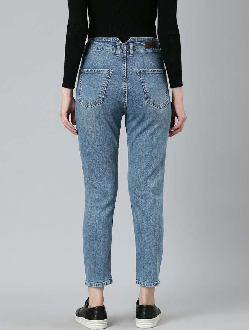 women's plain slim fit jeans - 20249767 - Standard Image - 2