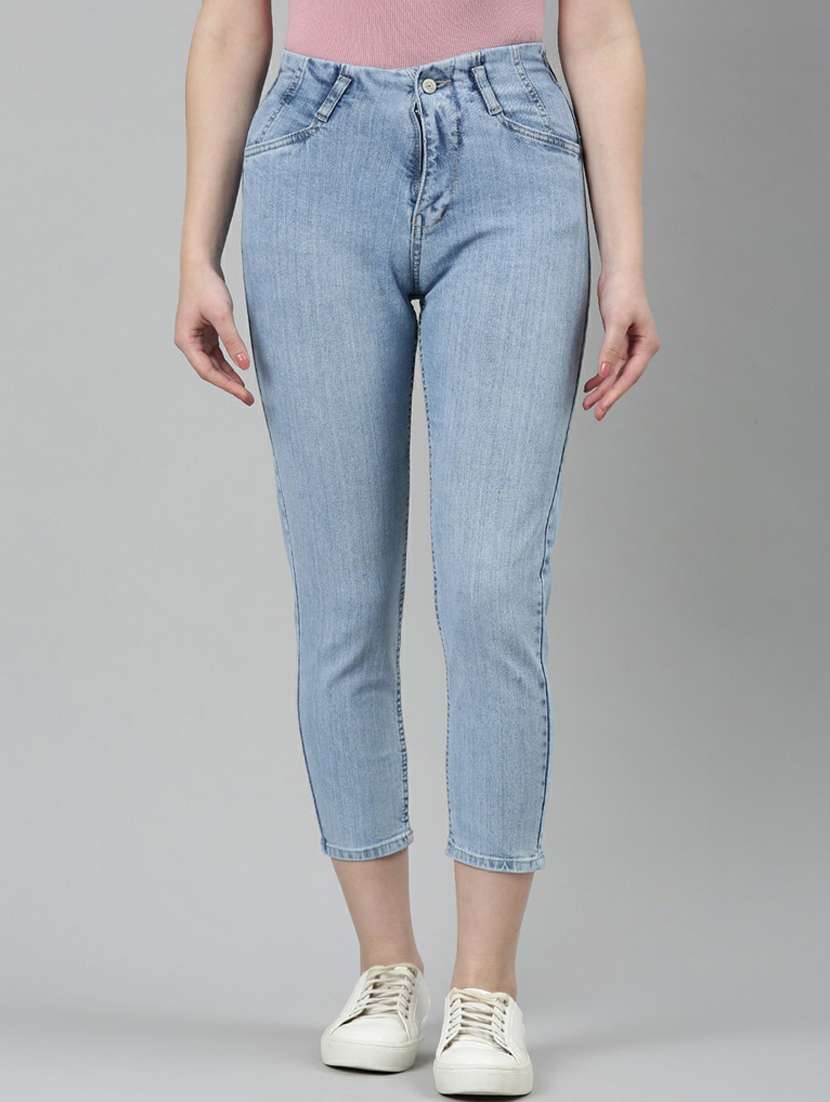 women's plain slim fit jeans