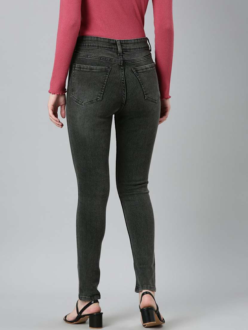 women's plain slim fit jeans - 20249784 -  Standard Image - 2