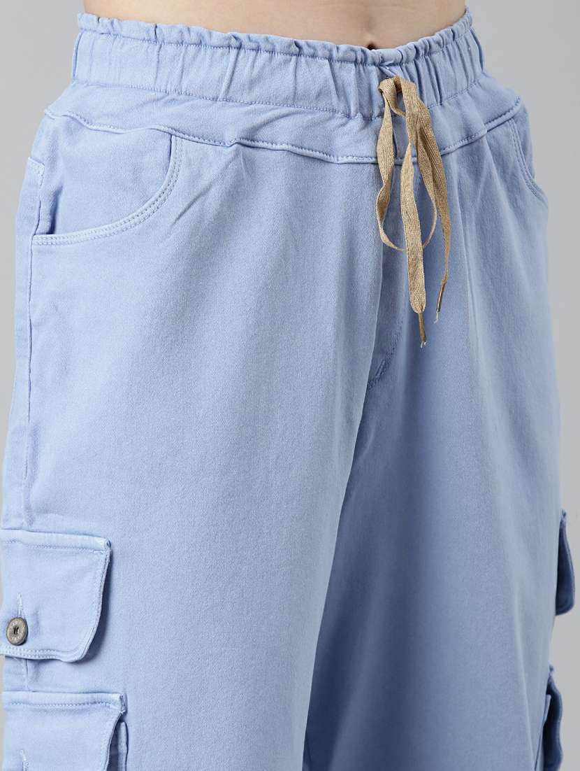 women's high rise solid cargo  - 20249792 -  Standard Image - 7