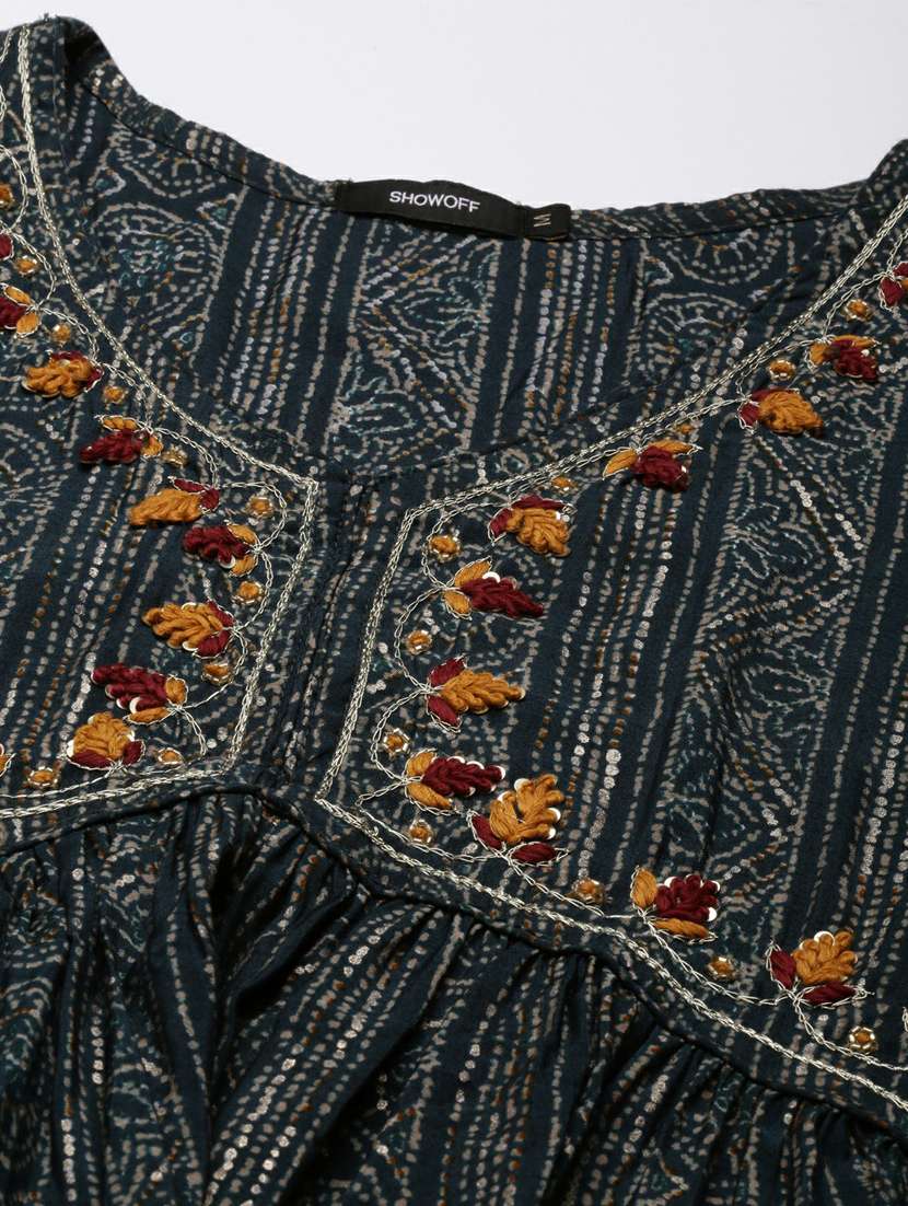 women printed kurta pant set with dupatta - 20251219 -  Standard Image - 7